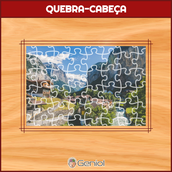 Quebra-Cabeça na Mesa - Quebra-Cabeça - Geniol