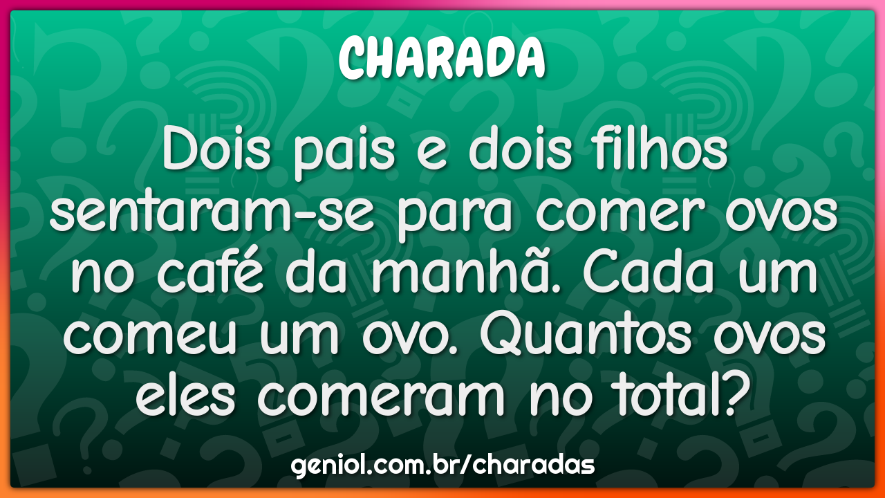 Dois pais e dois filhos sentaram-se para comer ovos no café da manhã....