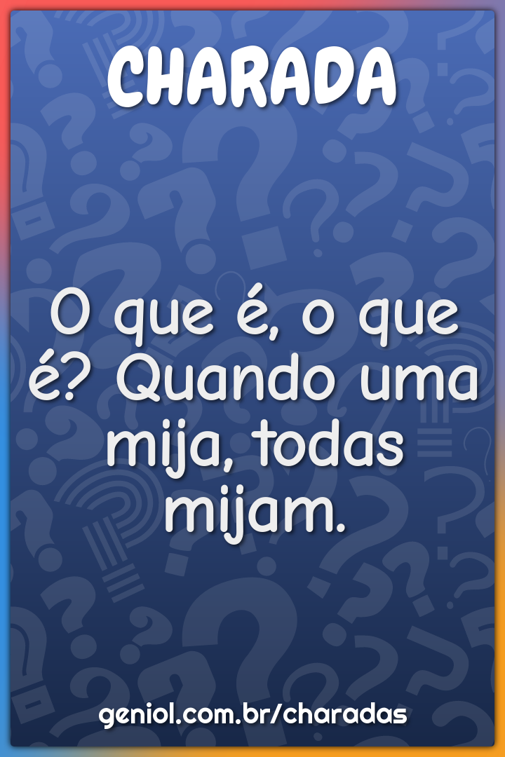 Qual a vegetal que acaba primeiro? - Charada e Resposta - Geniol