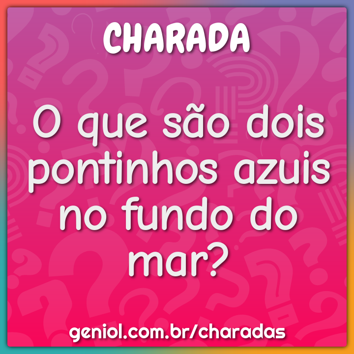 O que é um pontinho marrom na pré-história? - Charada e Resposta - Geniol