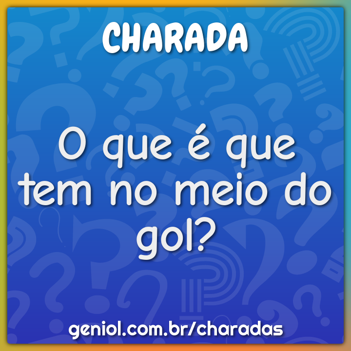 Por que o magrelo tem que tomar banho com os braços abertos? - Charada e  Resposta - Geniol