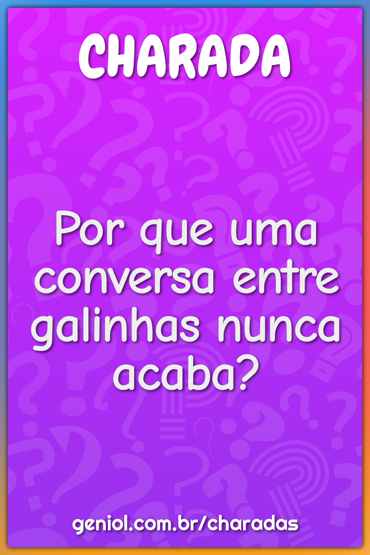 Qual o doce mais encantador? - Charada e Resposta - Geniol