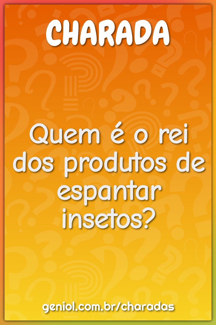 O que um cupim disse para o outro? - Charada e Resposta - Geniol