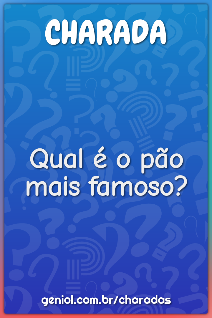 Qual ator está sempre sozinho? - Charada e Resposta - Geniol