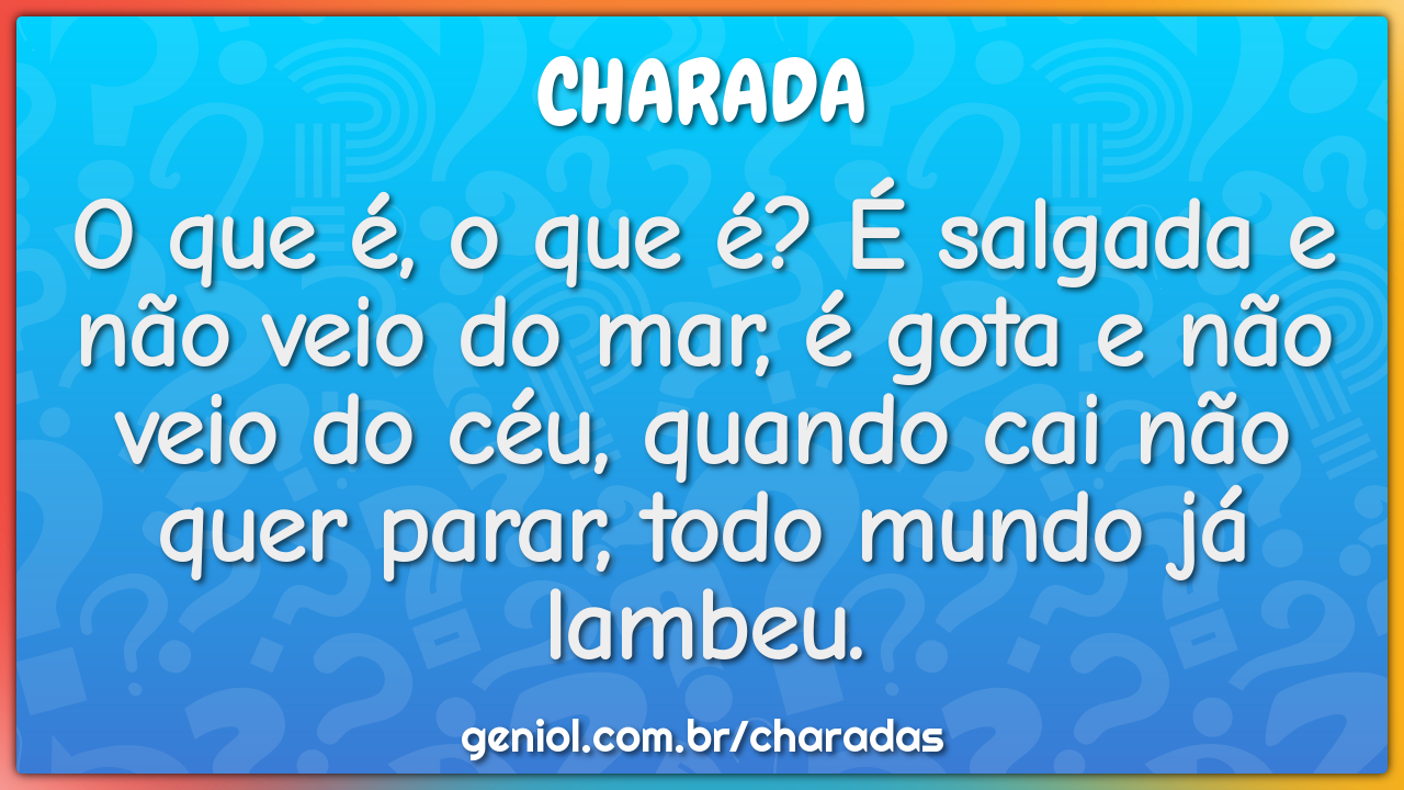 O que é, o que é? Está no céu, está no jogo e mora no quartel. - Charada e  Resposta - Geniol