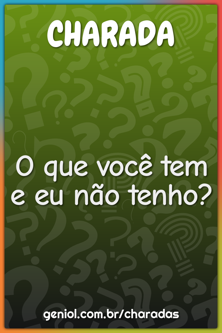 Qual é a parte mais velha do carro? - Charada e Resposta - Geniol