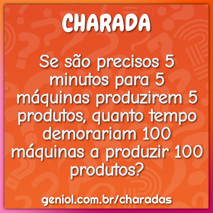 Charadas com Respostas - Geniol