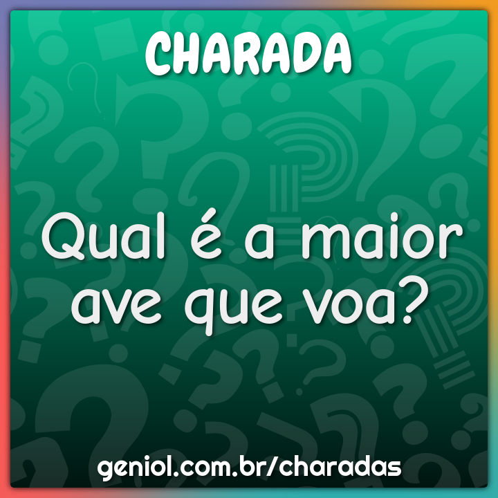 Qual é a maior ave que voa?