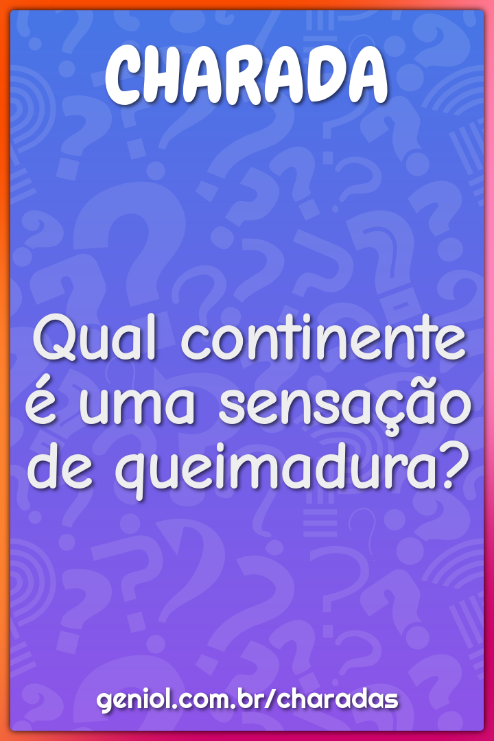 Qual o contrário de pernilongo? - Charada e Resposta - Geniol