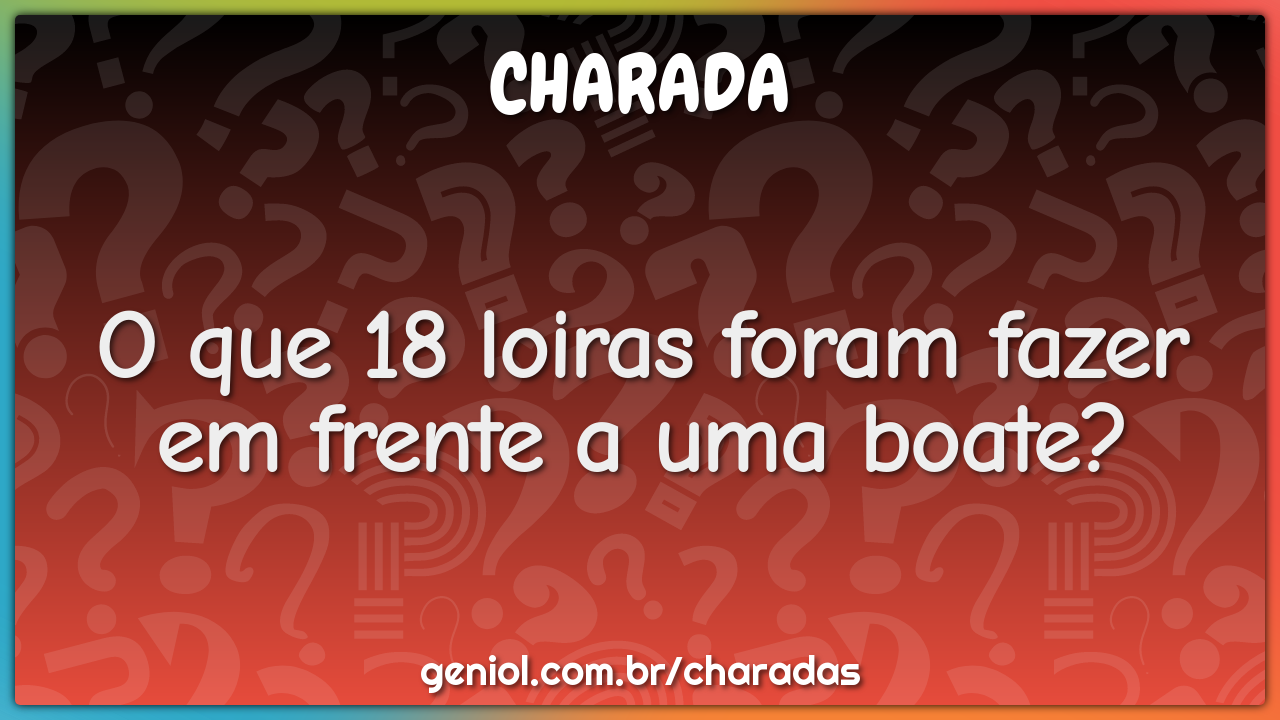 O que 18 loiras foram fazer em frente a uma boate?