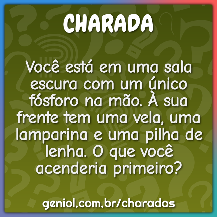 Qual carro serve pra jogar? - Charada e Resposta - Geniol