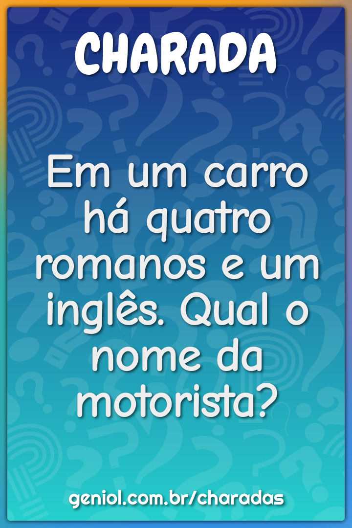 Como é carro em inglês como é carro em inglês?