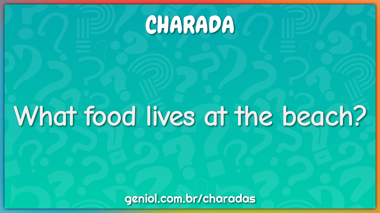 What food lives at the beach?