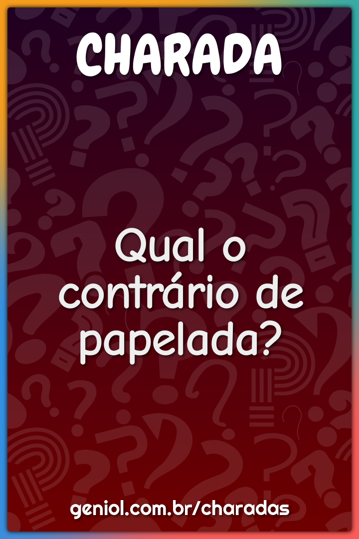 Qual é o oposto de Diamante? - Charada e Resposta - Geniol