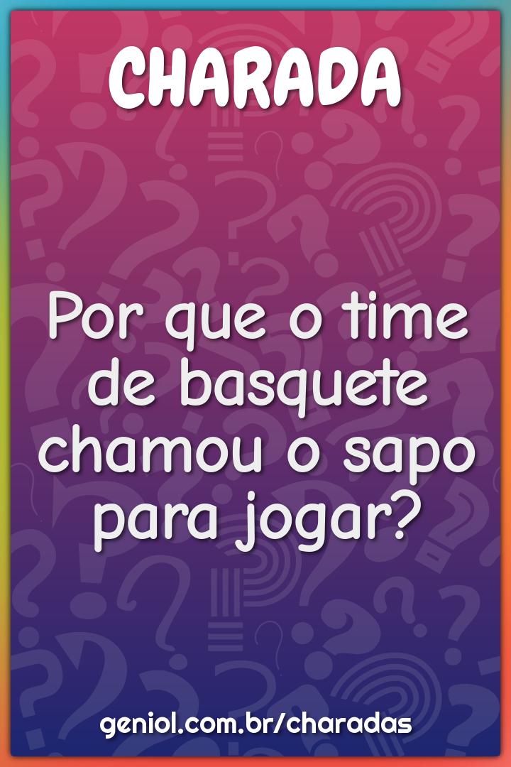 Qual é o jogador que joga calçado, mesmo quando está descalço? - Charada e  Resposta - Geniol