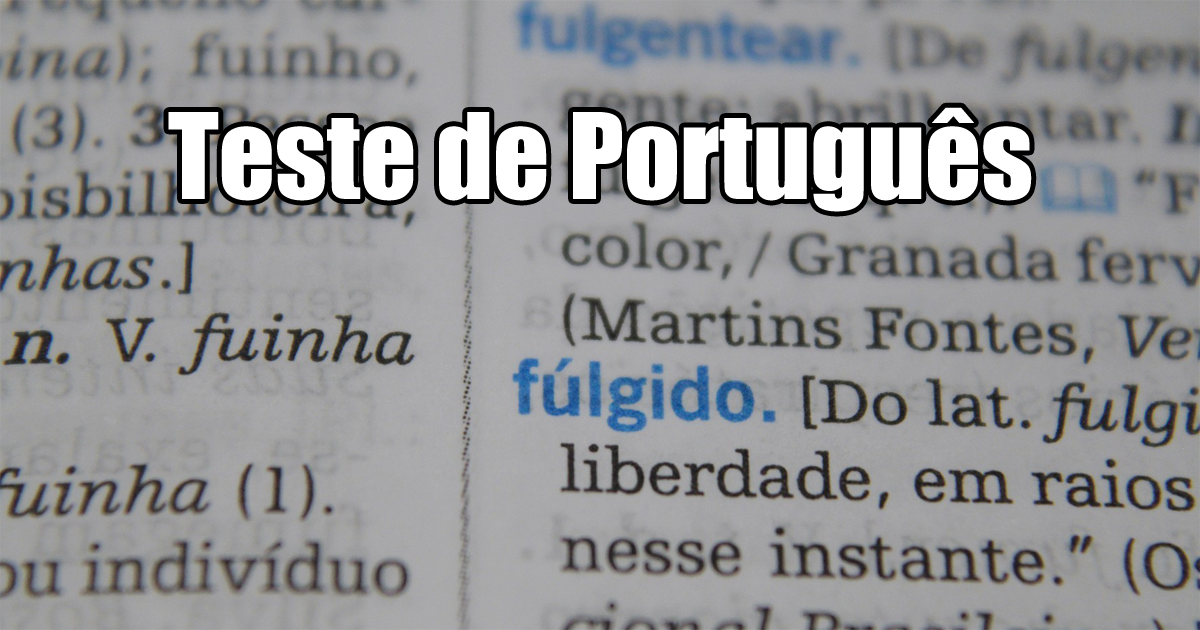 Teste de Português - Geniol